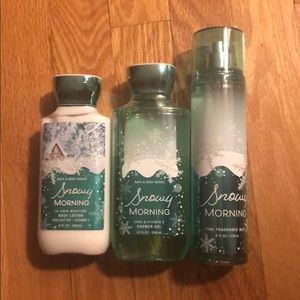 snowy morning set bath and body works